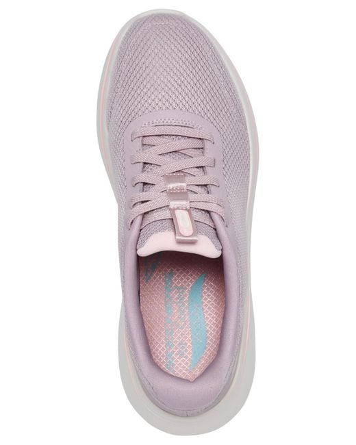 Skechers Pink Go Walk Arch Fit N-joy