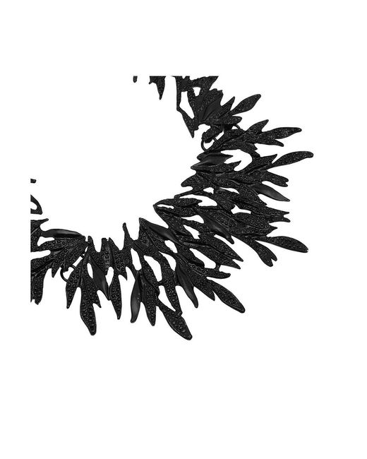 SOH White Abstract Statement Necklace