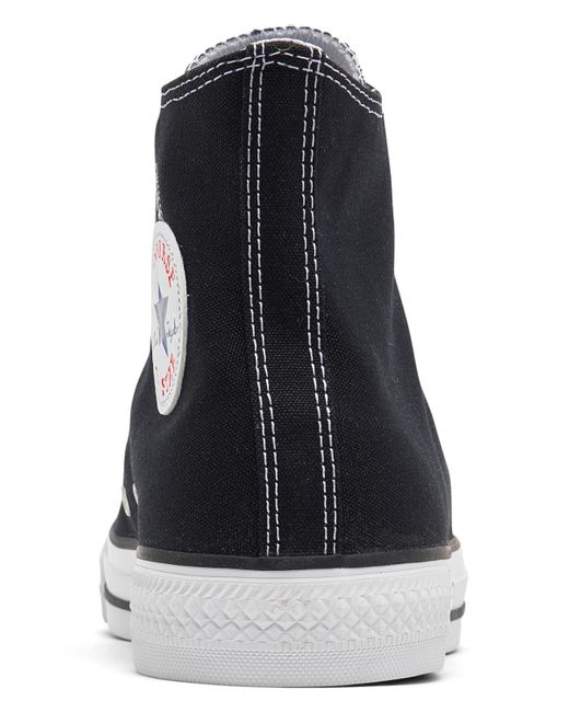 Converse Black Chuck Taylor Side License Plate Canvas Casual Sneakers From Finish Line for men