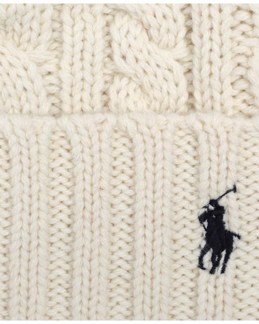 Polo Ralph Lauren Natural Cable Beanie for men