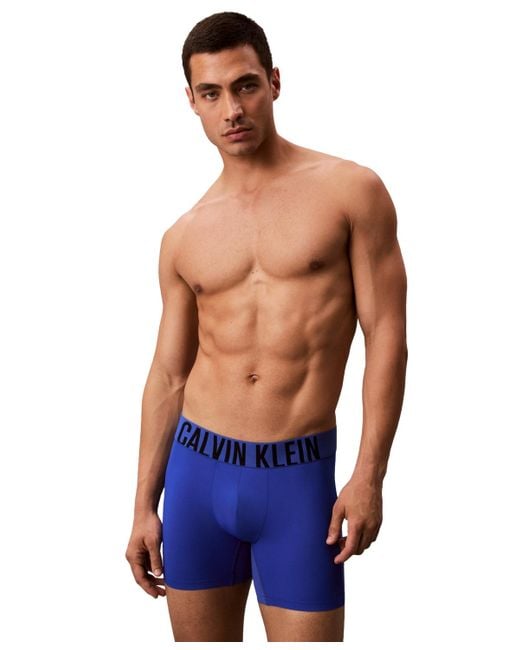 Calvin Klein Blue Intense Power Boxer Briefs for men