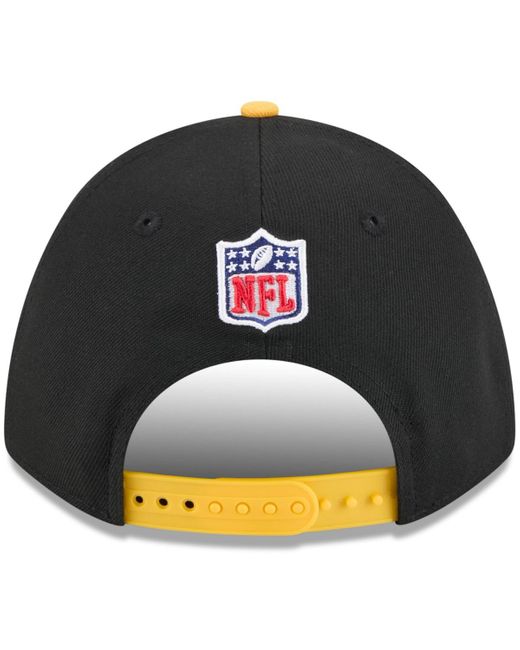 KTZ Multicolor Black/yellow Pittsburgh Steelers 2025 Nfl Draft 9forty A-frame M-crown Adjustable Hat for men