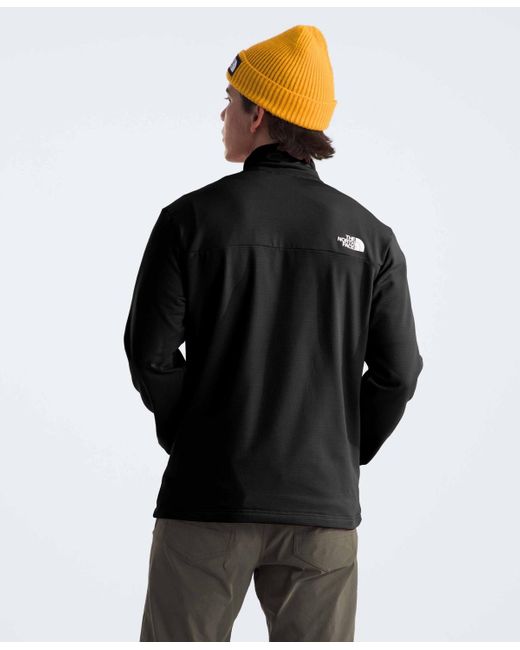 The North Face Black Cedar Trail Grid Fleece Full Zip Jacket for men