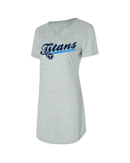 Concepts Sport Blue Tennessee Titans Petition Knit Nightshirt