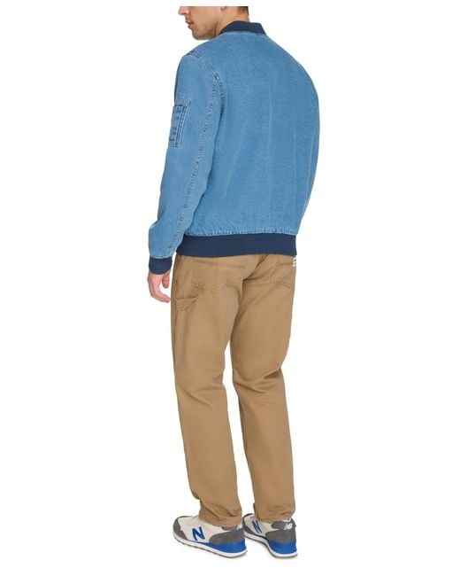 Levi's Blue Flight Full-zip Bomber Jacket for men