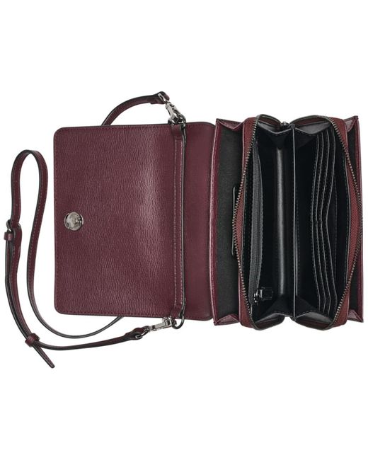 Karl Lagerfeld Purple Lourdes Crossbody