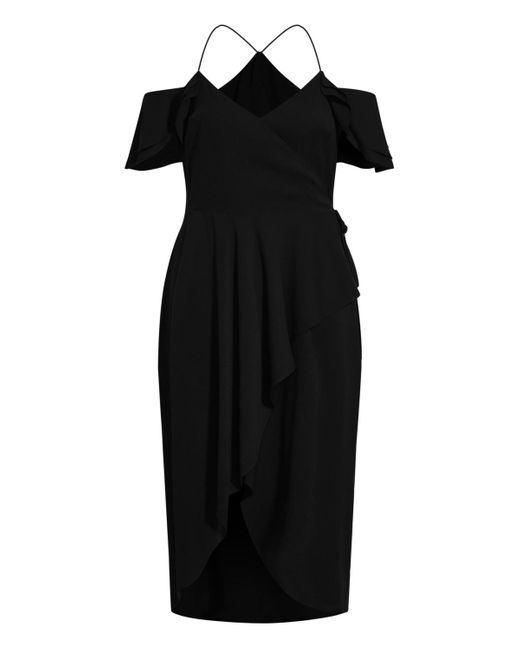 City Chic Black Plus Size Elegant Maxi Dress