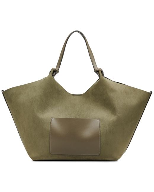 DKNY Green Paula Commuter Tote Bag