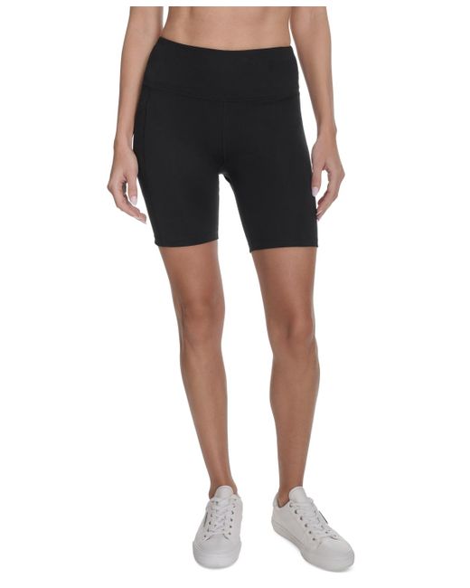 Calvin Klein Black Performance Logo 7" Bike Shorts