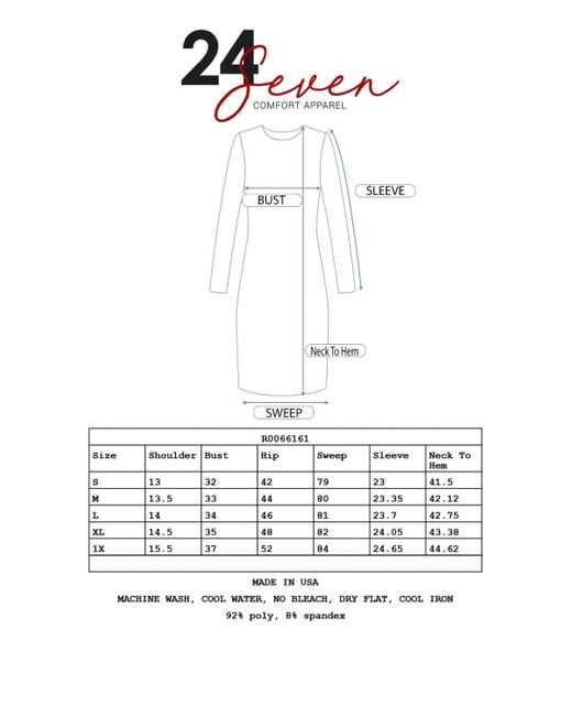 24seven Comfort Apparel Red Midi Length Fit And Flare Dress