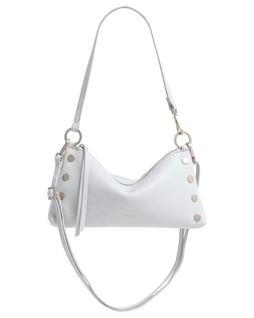 Hammitt White Kyle Small Pebbled Leather Crossbody