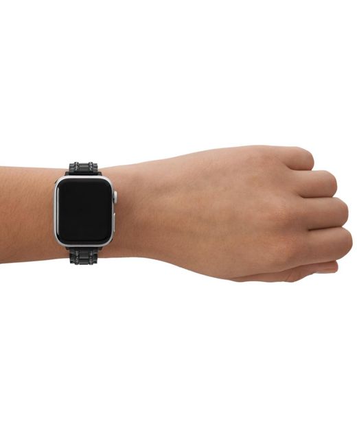 Kate Spade Black Stainless Steel Band For Apple Watch