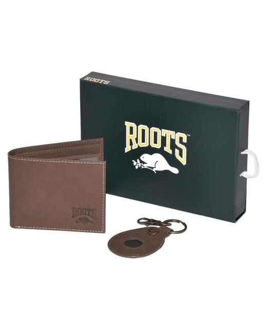 ROOTS Green Slim Bifold for men