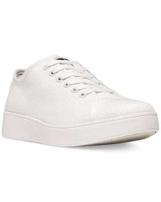 Fitflop White Rally Canvas Sneakers