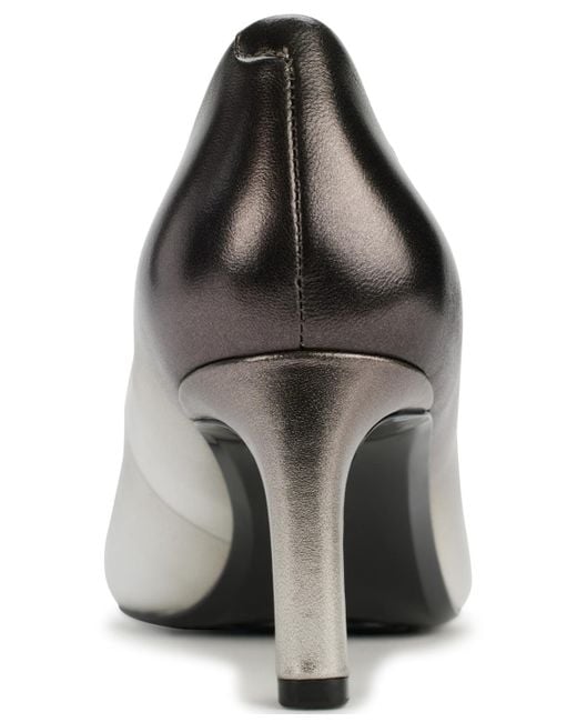 DKNY White Charlie Slip On Pumps