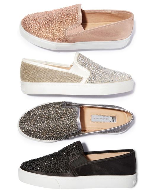 macy's slip on sneakers