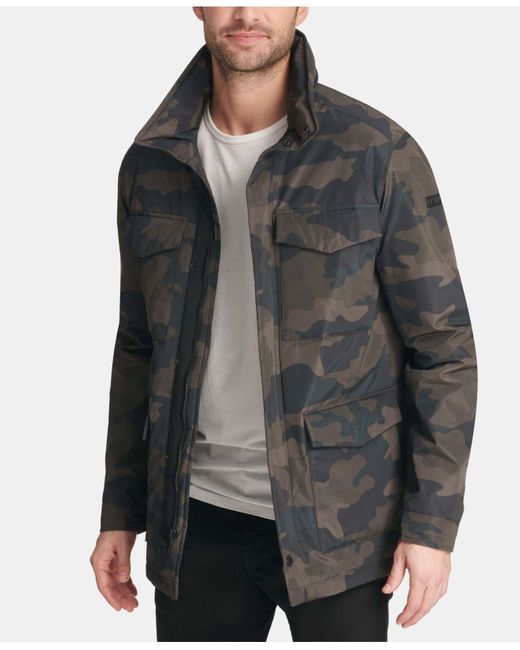 camo parka mens
