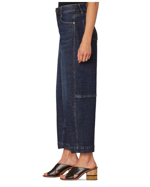 Democracy Blue Absolution Skyrise Relaxed Barrel-leg Jeans