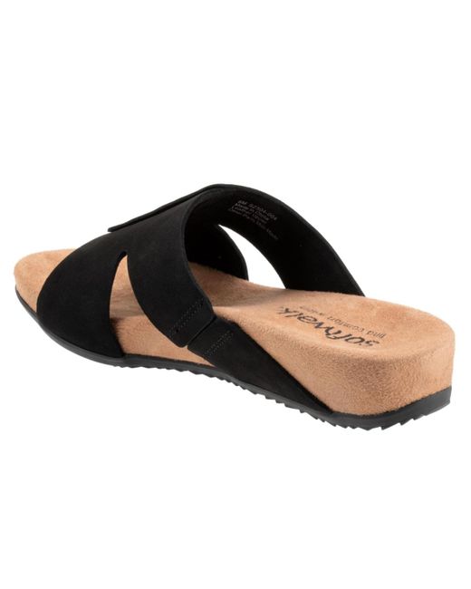 Softwalk® Black Beverly Sandal
