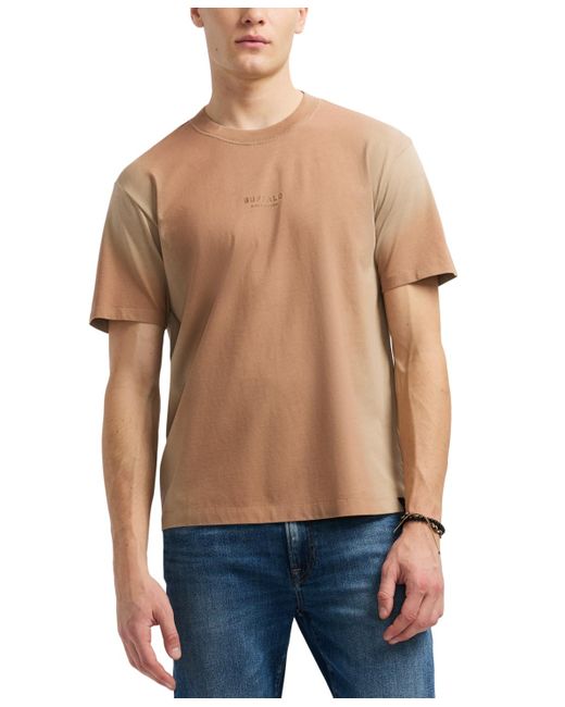 Buffalo David Bitton Blue Kaylin Regular-fit Gradient T-shirt for men