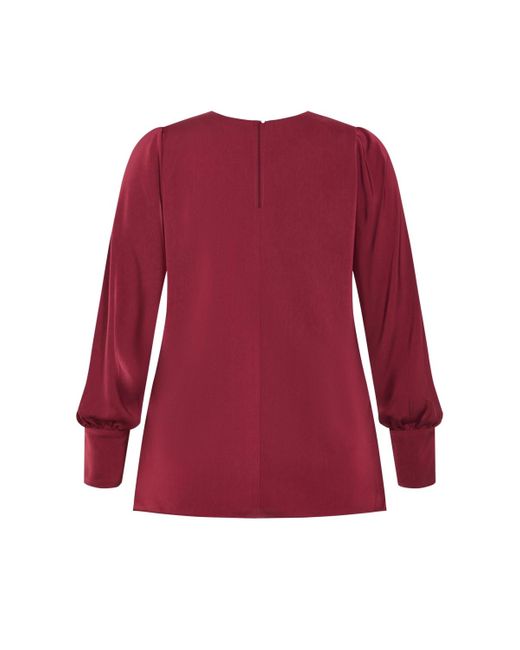 City Chic Red Katie Shirt