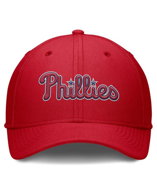 Nike Red Philadelphia Phillies Rise Performance Flex Hat for men