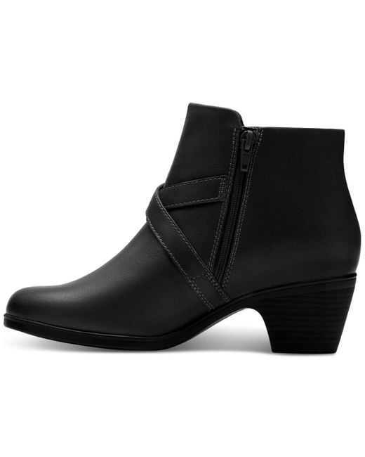 Clarks Black Collection Emily2 Henley Wedge Booties