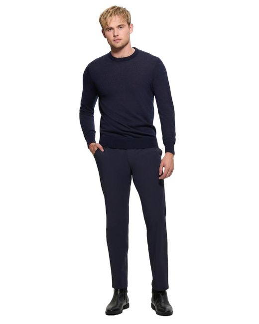 Guess Blue Fred Pullover Sweater for men