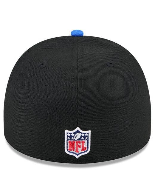 KTZ Blue Black/royal Los Angeles Rams 2025 Nfl Draft On Stage A-frame 59fifty Fitted Hat for men