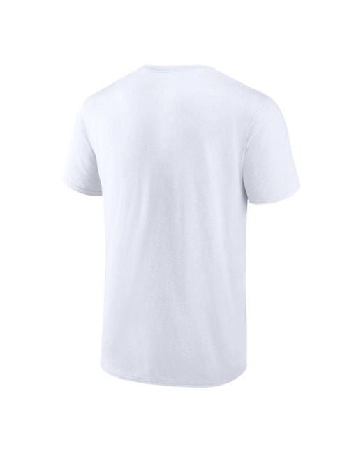 Men's Fanatics Branded White Colorado Avalanche 2022 Western Conference Champions Locker Room T-Shirt