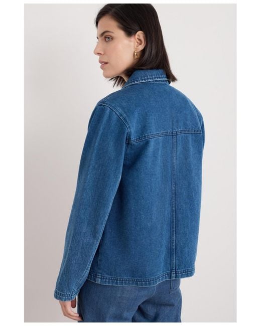 Seasalt Cornwall Blue Reading Rocks Jacket Ii