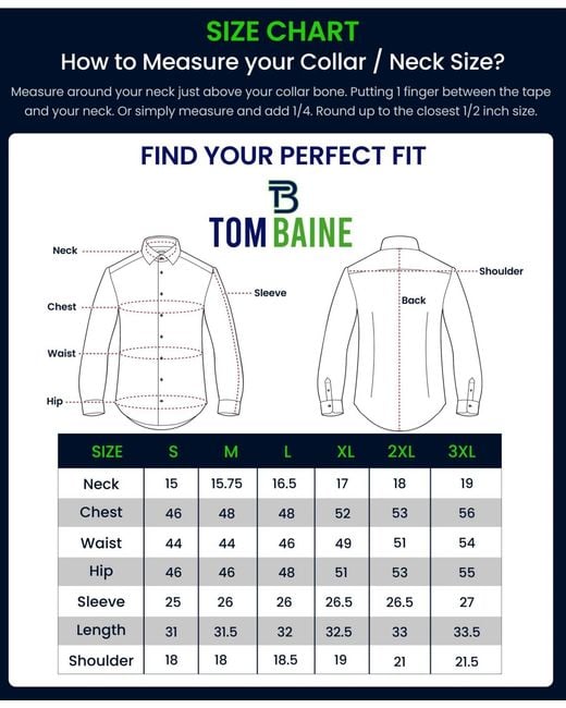 Tom Baine White Slim Fit Performance Solid Button Down Shirt for men