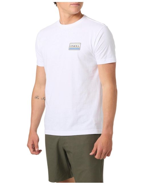 O'neill Sportswear White Banner T-shirt for men