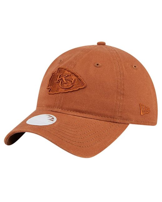 KTZ Brown Kansas City Chiefs Color Pack 9twenty Adjustable Hat
