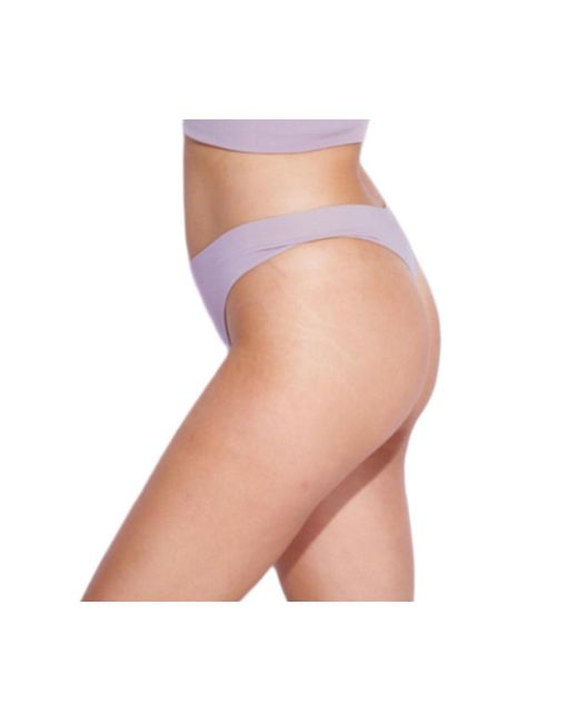 Mindd Purple Regular Rise Thong