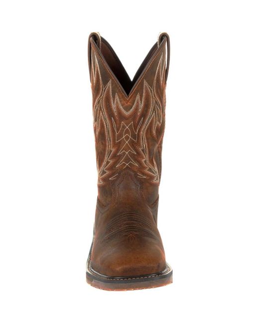 Durango Brown Workhorse Western Work Boot for men