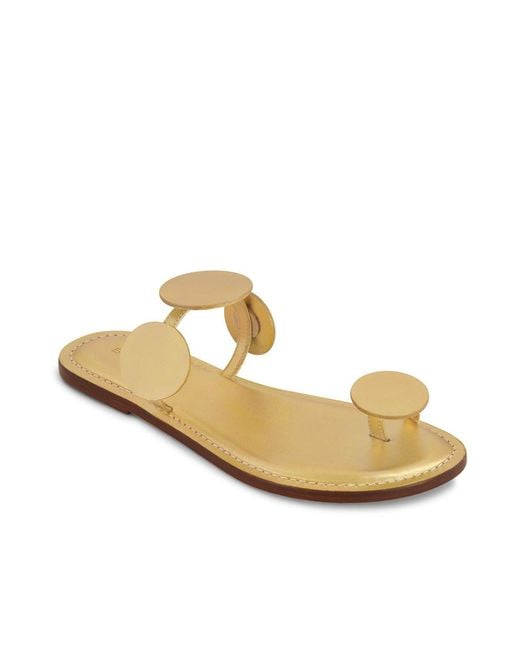 Bernardo Metallic Bernardo New Moon Toe Ring Sandal