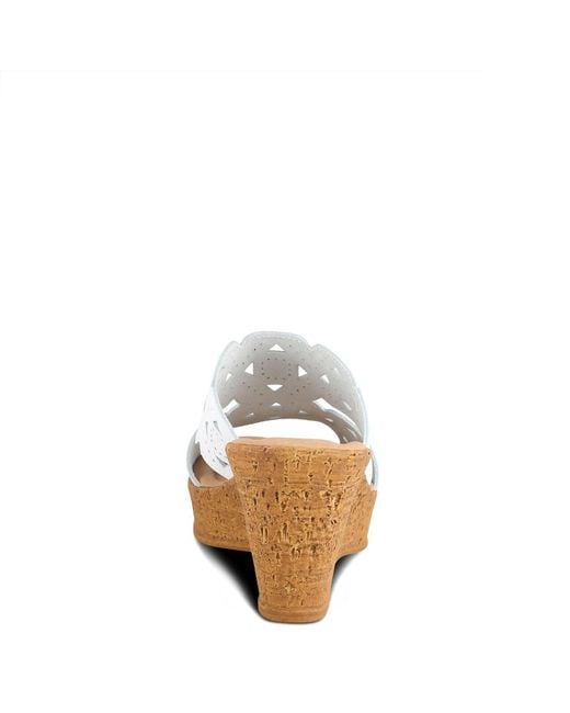 Spring Step White Flamyo Slide Sandal
