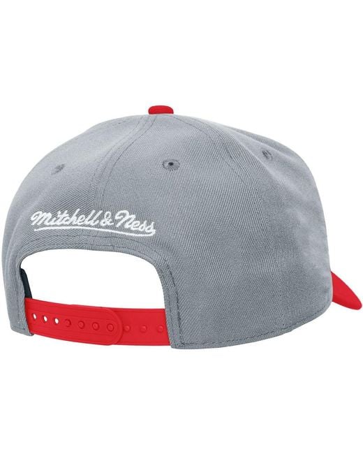 Mitchell & Ness And Boston Red Sox Basic Coop Pro Adjustable Hat