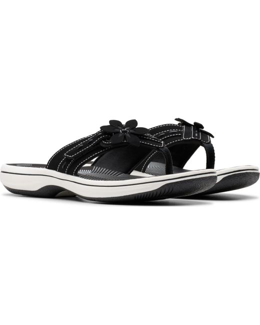 Clarks Black Cloudsteppers Breeze Opal Sandals