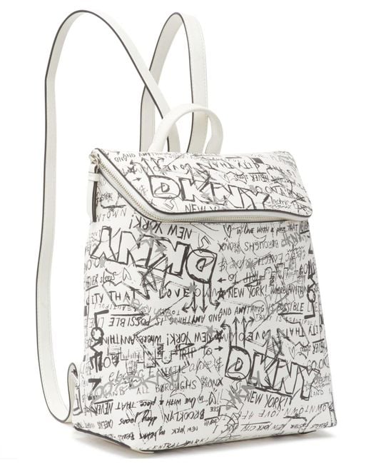 DKNY Tilly Graffiti Logo Backpack, Created For Macy's - Lyst