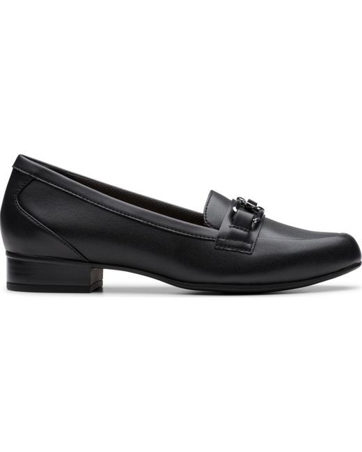 Clarks Black Juliet Echo Slip-on Loafers