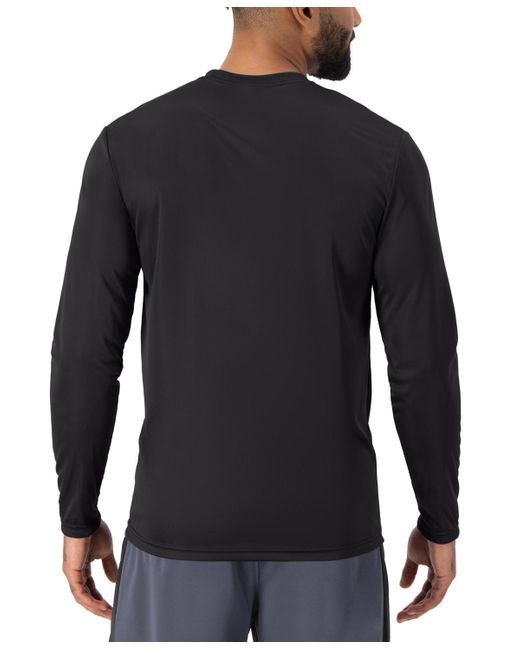 Hanes Green Sport Cool Dri Performance Long Sleeve T-shirt for men