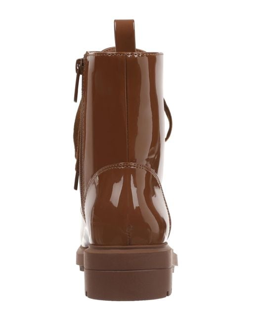 On 34th Brown Terissa Lace-up Booties