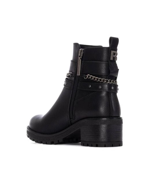 Xti Black Ankle Booties Refresh Collection By