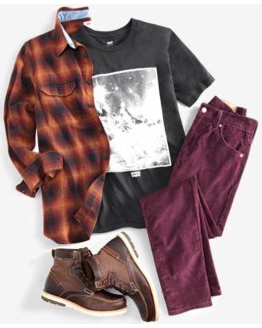 Levi s Levis Plaid Shirt Jacket Cotton Graphic T Shirt 511 Slim