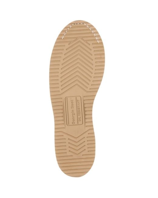 Georgia Boot Brown Wedge Steel Toe Pull On Work Boot