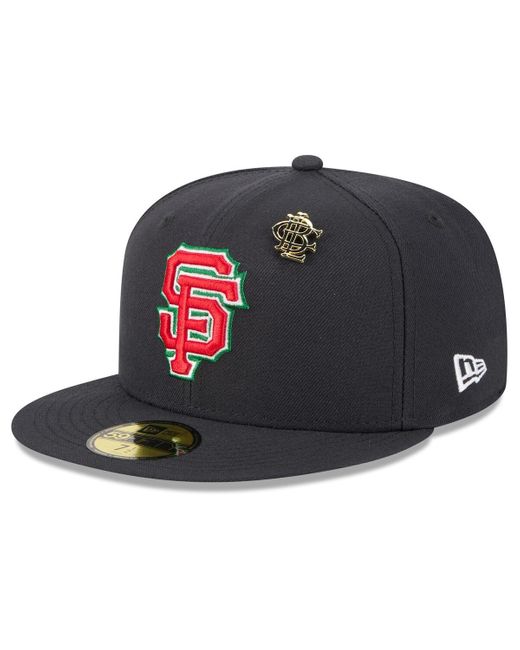KTZ Black San Francisco Giants 2025 Big League Chew 59fifty Fitted Hat for men
