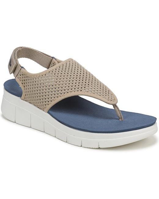 Ryka Blue Epic Round Toe Thong Sandals