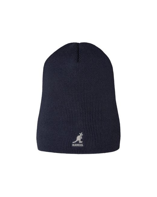 Kangol Blue Acrylic Cuff Pull-on Pull-ons & Beanies for men